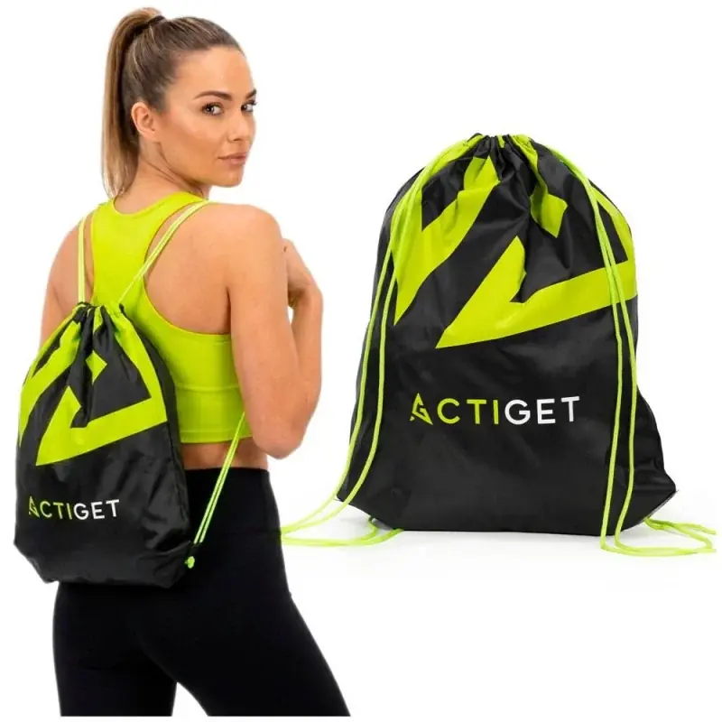 Sportovní batoh 20l ACTIGET GYMBAG černo-zelený Vysoce Kvalitní