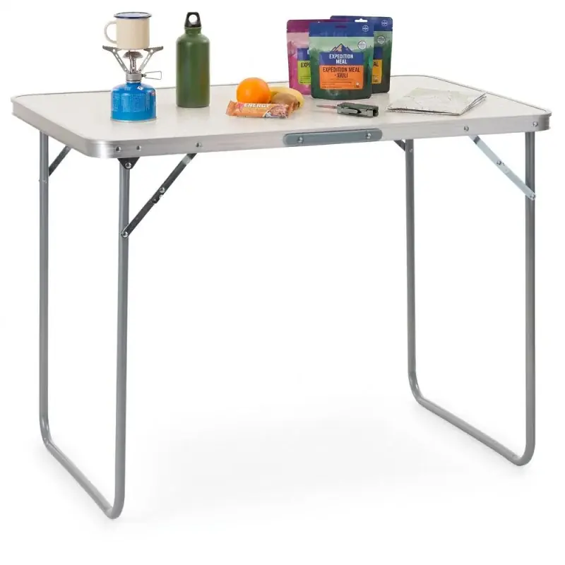 Kempingový stolek 90x60x70cm SPRINGOS CS0136 bílý Sleva