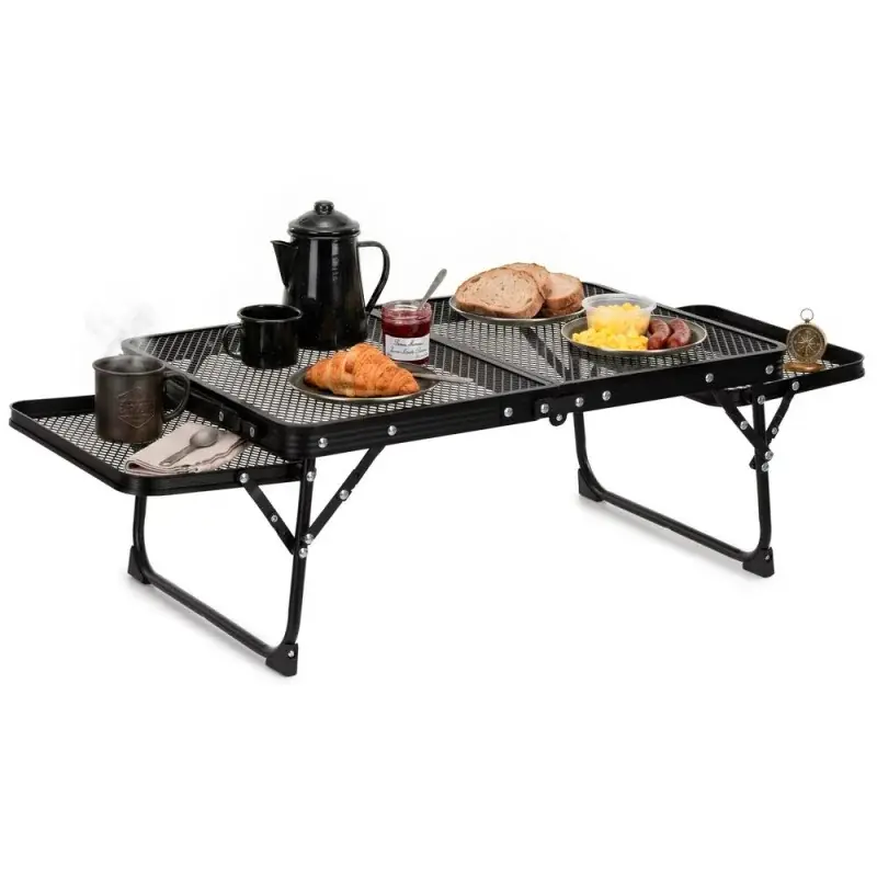Nejlepší Volba Kempingový stolek 89x40x27cm SPRINGOS CS0187 černý