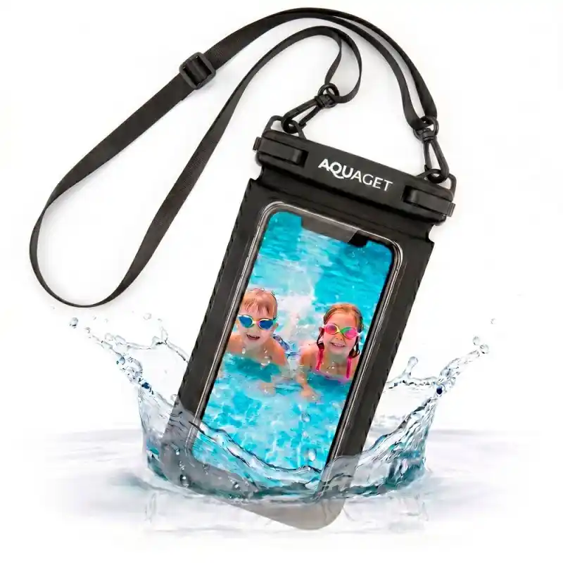 Aktuální Vodotěsné pouzdro na mobil AQUAGET AQ0028 černé