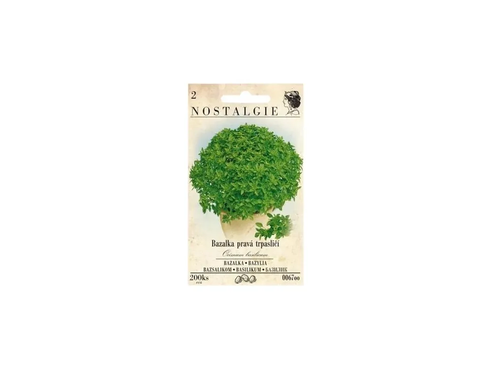 Tovární Cena Bazalka pravá trpasličí - NOSTALGIE
