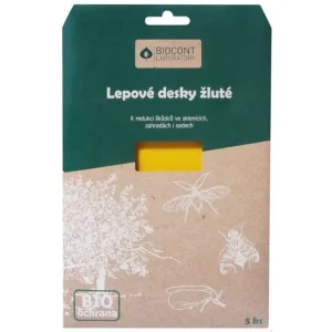 Akční Cena Biocont žluté lepové desky proti škůdcům ve Skleníku - 5ks