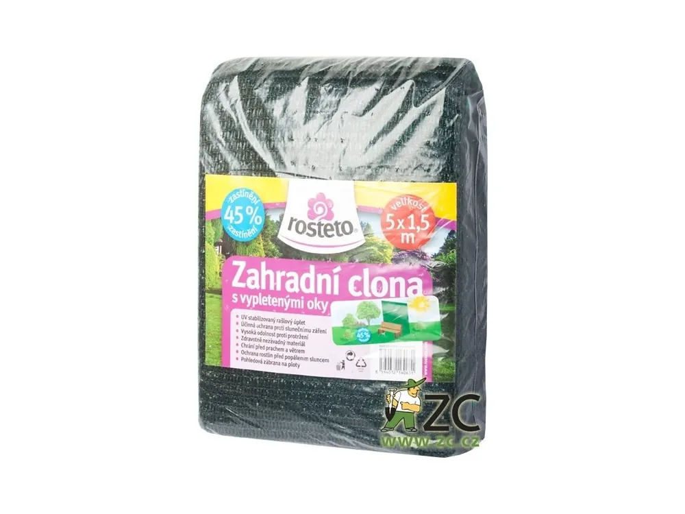 Clona zahradní Rosteto 45 % - 5x1,5m Časově Omezené