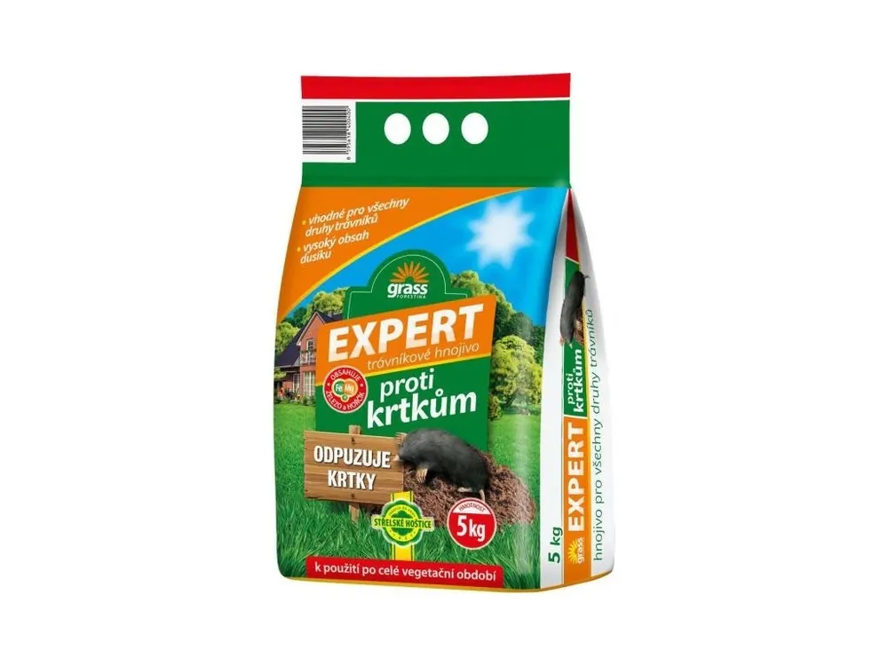 Pouze Dnes Hnojivo Expert proti krtkům na Trávník