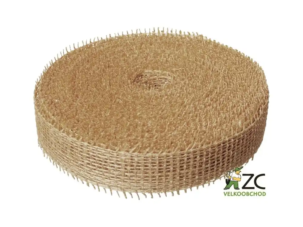 Ověřený Jutová stuha 4cm x 25m - přírodní