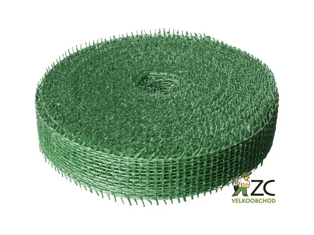 Jutová stuha 4cm x 25m - tmavě zelená Objednat Nyní