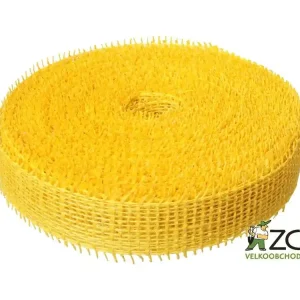 Bezpečná Platba Jutová stuha 4cm x 25m - žlutá
