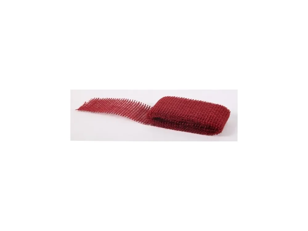 Nakupujte Hned Jutová stuha 5cm x 2m - bordó