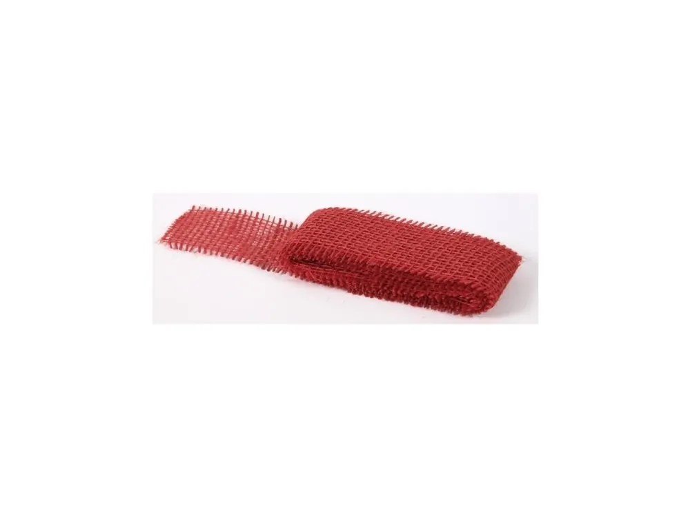 Pouze Dnes Jutová stuha 5cm x 2m - červená