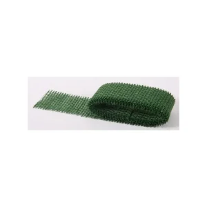 Zlevněný Jutová stuha 5cm x 2m - tmavě zelená
