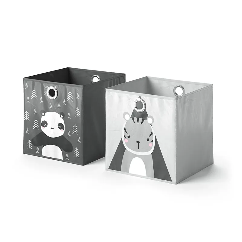 Top Prodej Skládací box Tmavě šedá 30 x 30 cm Sada 2 kusů Vicco