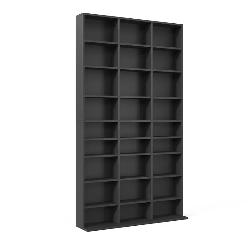 Police na CD Jukebox Černá 102 x 178 cm Vicco Nejlepší Volba