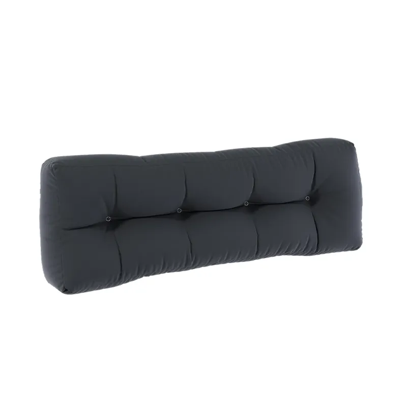 Zadní polštář na palety Grafitový 120 x 40 cm Vicco Must-Have