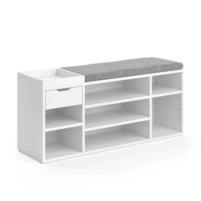 Botník s lavicí Eleon Bílá 101.1 x 45 cm Vicco Sezónní Sleva