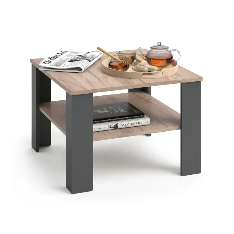 Konferenční stůl Homer Antracit 60 x 60 cm Vicco Cenová Bomba