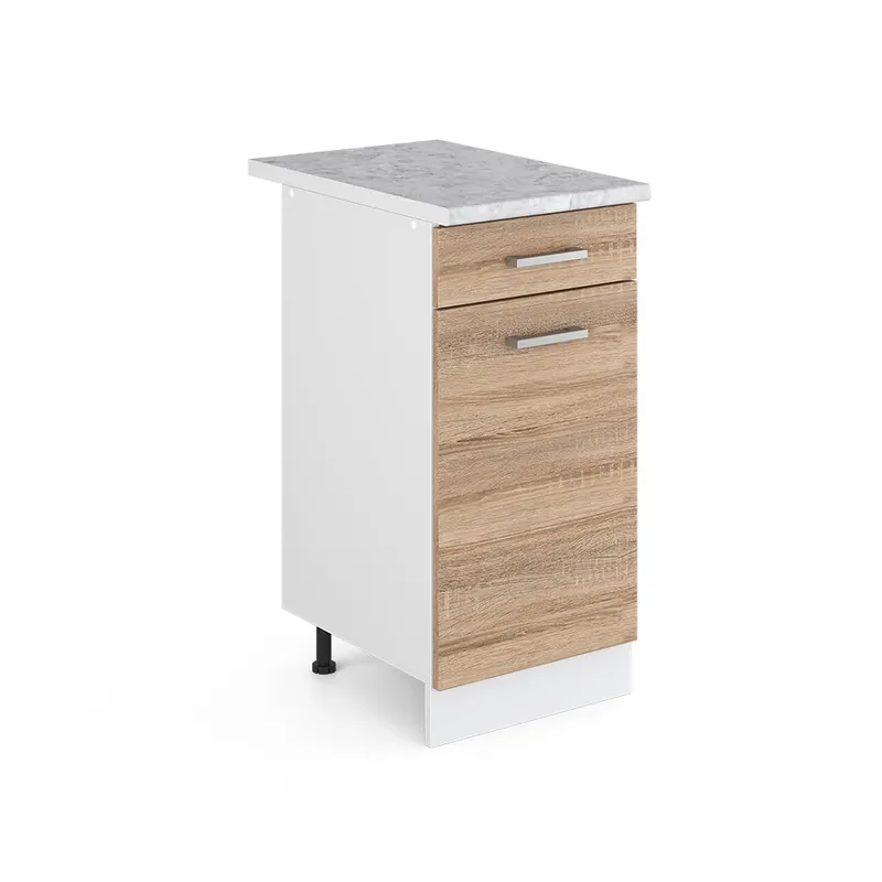 Spodní skříňka kuchyňské linky R-Line Sonoma 40 cm s pracovní deskou Vicco Hit Sezóny