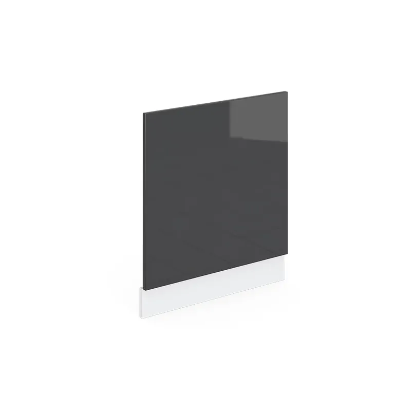Vrácení Zdarma Přední panel R-Line Antracitový vysoký lesk 60 cm bez pracovní desky Vicco