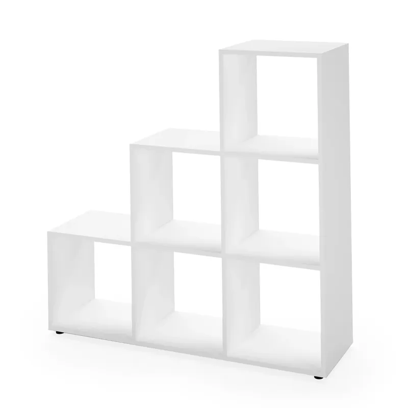 Novinka Schodišťový regál Bílá 107.2 x 107.8 cm Vicco