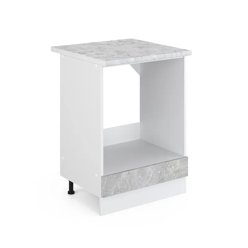 Skříňka na vestavěnou troubu R-Line Beton 60 cm s pracovní deskou Vicco Novinka