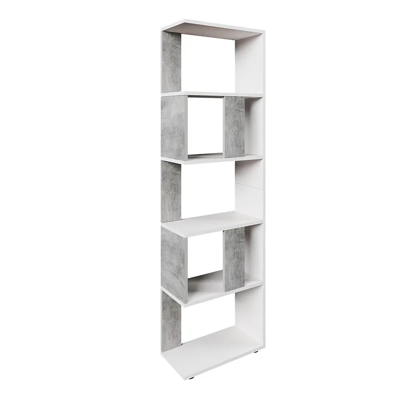 Zlevněný Rozdělovač místností Beton/bílá 45 x 162.6 cm Vicco