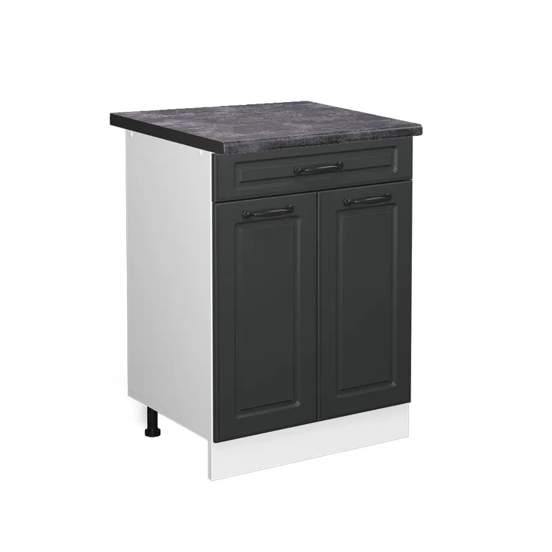 Výhodná Nabídka Spodní skříňka kuchyňské linky R-Line Antracitový venkovský dům 60 cm se zásuvkou, PD Antracit Vicco