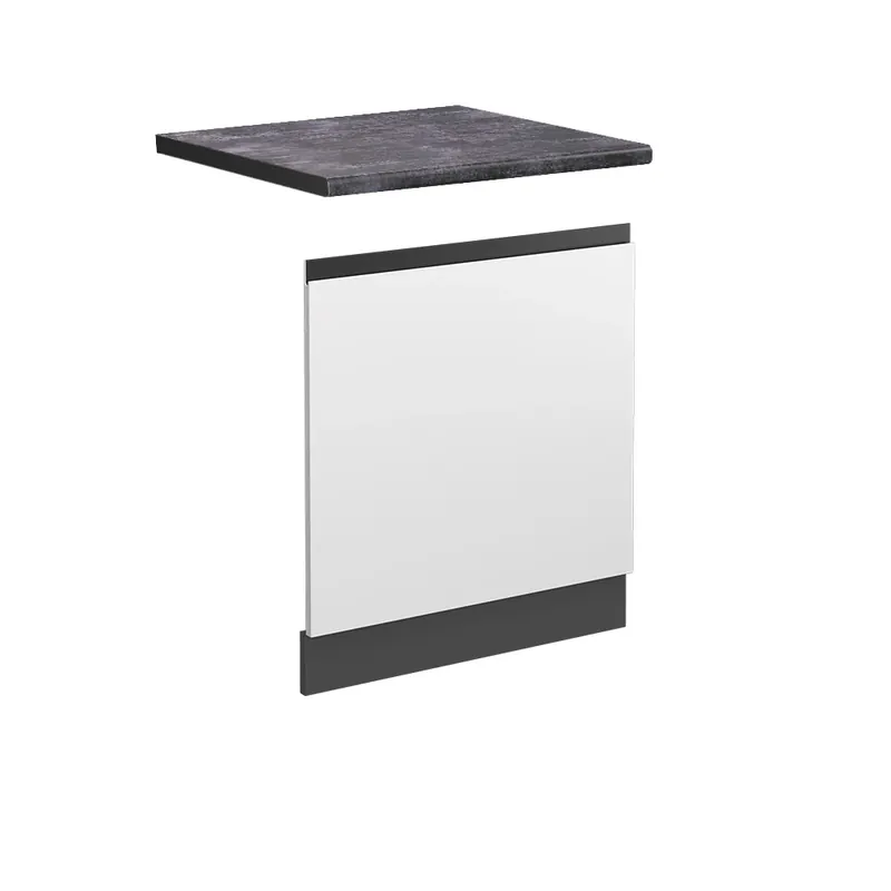 Přední panel R-Line Bílá 60 cm , PD Antracit Vicco Přímo Od Výrobce