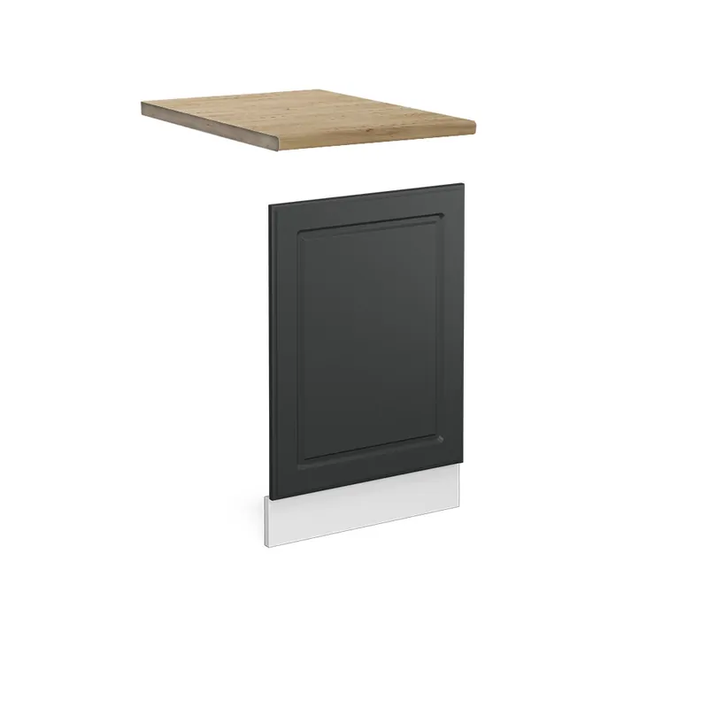 Přední panel R-Line Antracitový venkovský dům 45 cm , PD Dub Vicco Ověřený