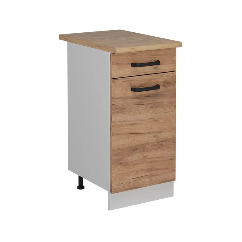 Zlevněný Spodní skříňka kuchyňské linky R-Line Zlatý mocný dub 40 cm PD Dub Vicco