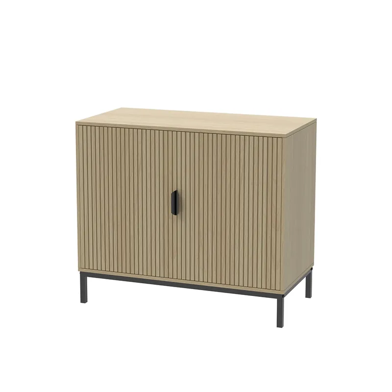 Tovární Cena Komoda Lennox Dub 80 x 45 cm se 2 dveřmi Vicco
