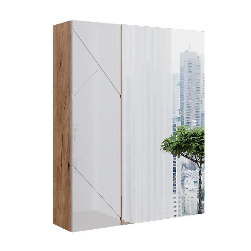 Poslední Šance Koupelnová zrcadlová skříňka Irma Bílá/dub 60 x 75 cm Vicco