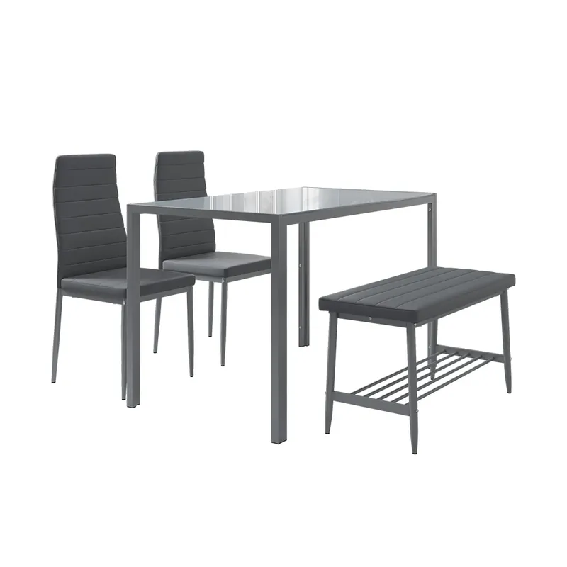 Jen Po Omezenou Doba Jídelní set Grand Šedá 120 x 70 cm 4dílná sada Vicco