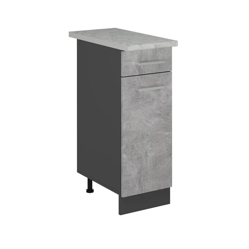 Poslední Šance Spodní skříňka kuchyňské linky R-Line Beton 30 cm PD Mramor Vicco