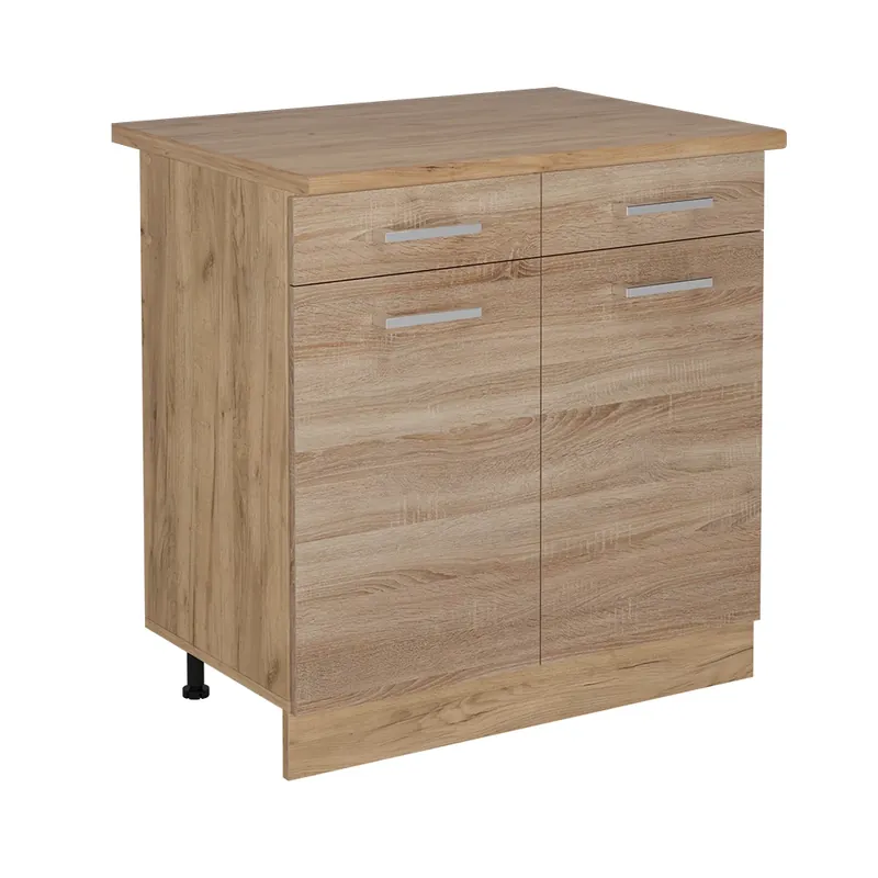 Zlevněný Spodní skříňka kuchyňské linky R-Line Sonoma 80 cm , PD Dub Vicco
