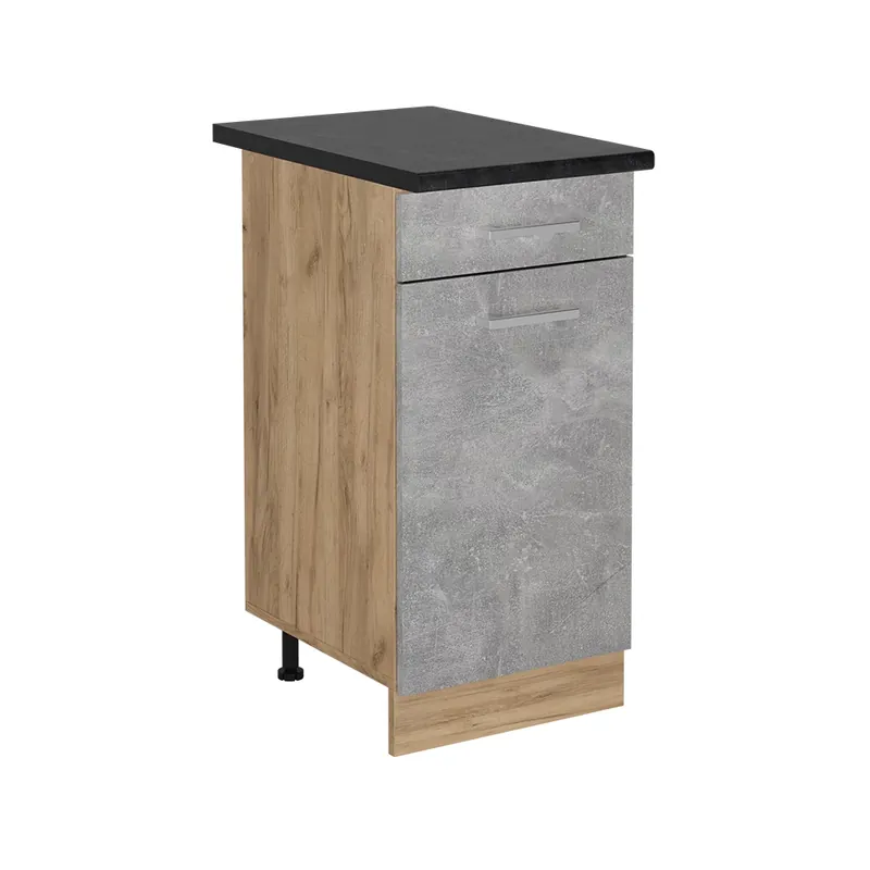 Akce Spodní skříňka kuchyňské linky R-Line Beton 40 cm , PD Antracit Vicco