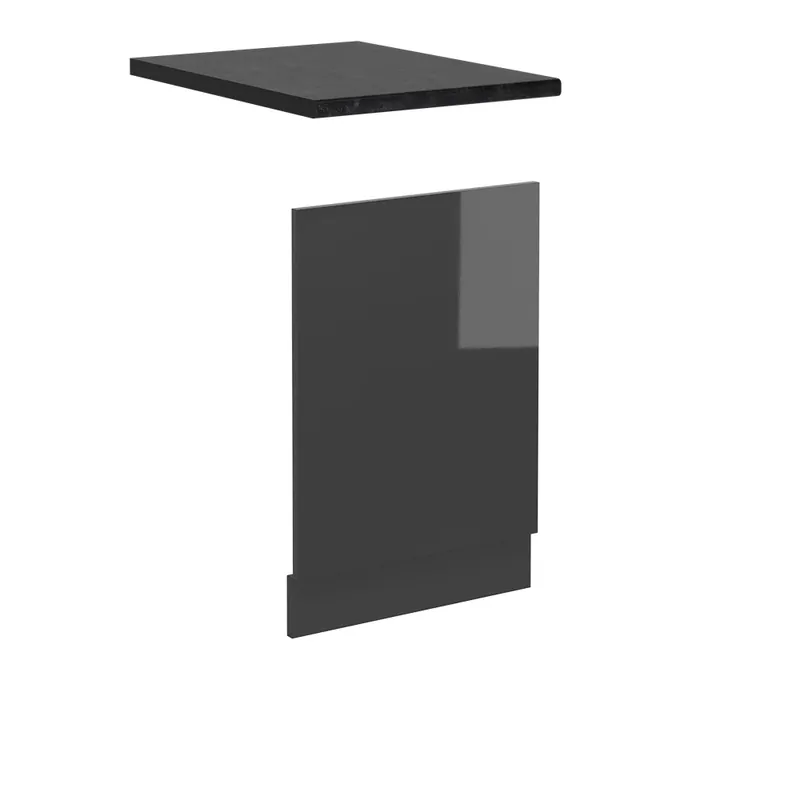 Akce Přední panel R-Line Antracitový vysoký lesk 45 cm , PD Antracit Vicco