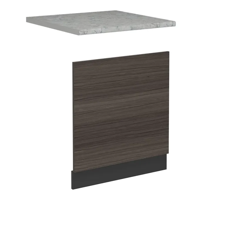 Značkový Přední panel R-Line Ušlechtilá šedá 60 cm , PD Mramor Vicco