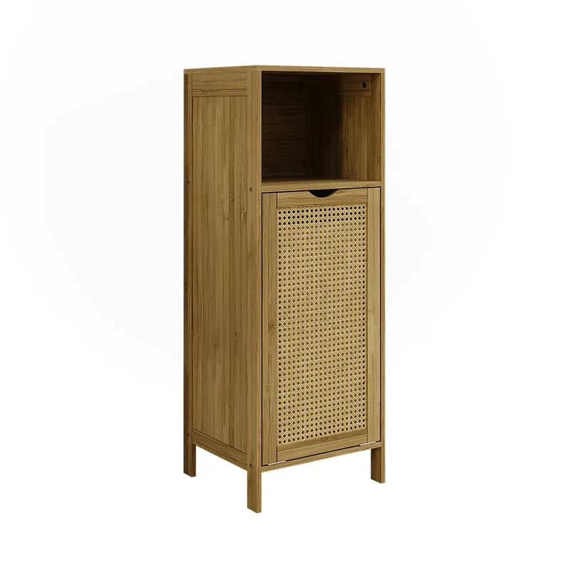 Značkový Koupelnová skříňka Liora Bambus 36 x 98 cm Vicco