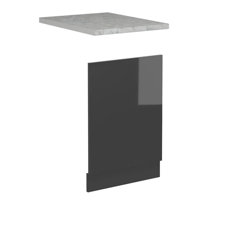 Přední panel R-Line Antracitový vysoký lesk 45 cm , PD Mramor Vicco Ihned K Objednání