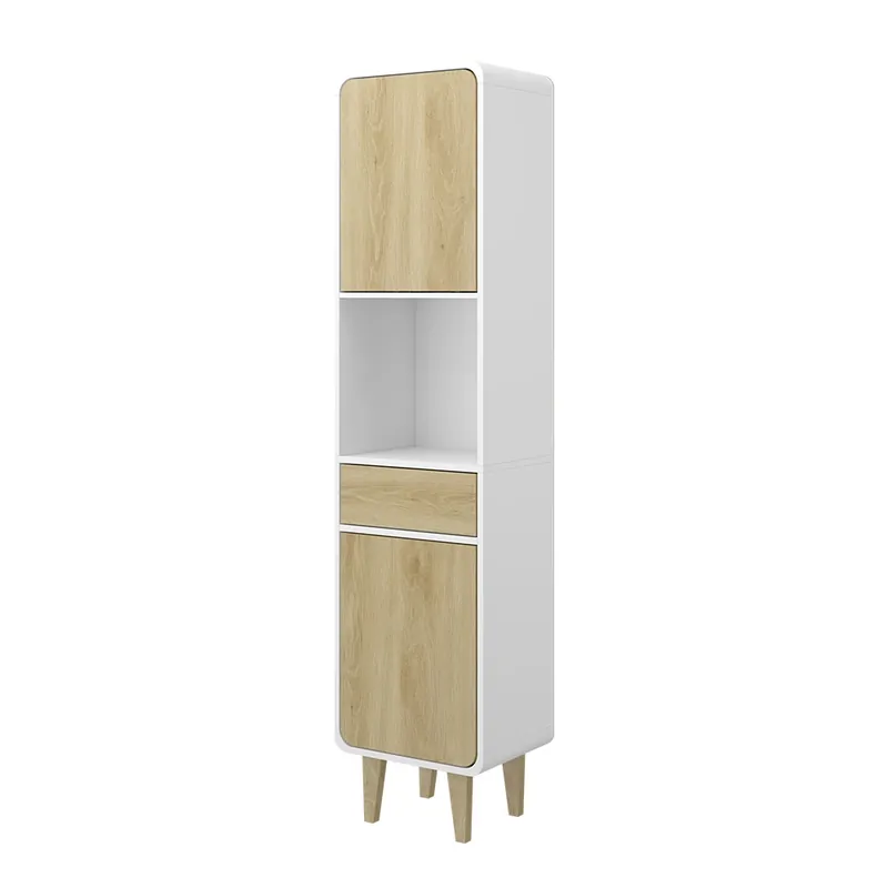 Nová Kolekce Koupelnový nábytek Arla Bílá/dub 40 x 161 cm Vicco