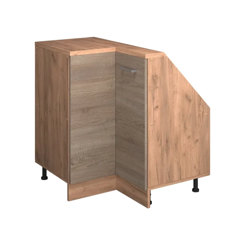 Cenová Bomba Šikmá skříň Rohová skříňka Rion Dub Sonoma/Goldkraft 75.6 x 81.6 cm s 1 dveřmi Vicco