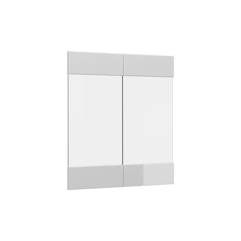 Kuchyňská dvířka R-Line Bílá vysoký lesk 59.2 x 59 cm nábytková čela pro závěsnou vitrínu Vicco Cenový Hit