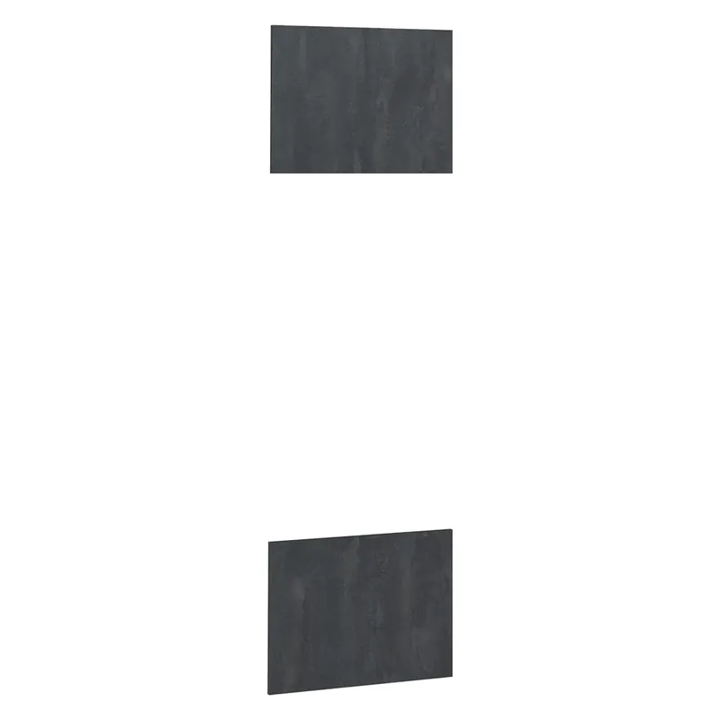 Oblíbený Kuchyňská dvířka R-Line Černý beton 59.6 x 76.6 cm nábytková čela pro skříň k vestavné mikrovlnné troubě Vicco
