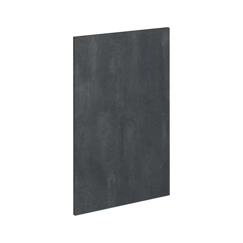 Kuchyňská dvířka R-Line Černý beton 39.6 x 71.3 cm nábytková čela pro rohovou spodní skříňku Vicco Nejlepší Volba