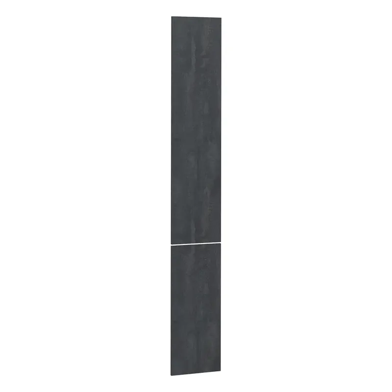 Nejlepší Cena Kuchyňská dvířka R-Line Černý beton 29.6 x 196 cm nábytková čela pro vysokou výsuvnou skříň Vicco