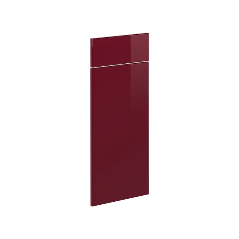 Sleva Kuchyňská dvířka R-Line Červená vysoký lesk 29.6 x 70.8 cm nábytková čela pro spodní skříňku se zásuvkami Vicco