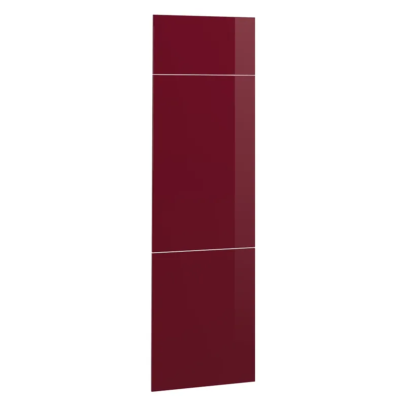 Koupit Online Kuchyňská dvířka R-Line Červená vysoký lesk 59.6 x 196 cm nábytková čela pro skříň k vestavné lednici Vicco