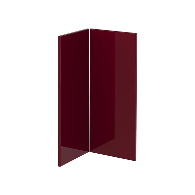Kuchyňská dvířka R-Line Červená vysoký lesk 59.2 x 71.3 cm nábytková čela pro rohovou spodní skříňku Vicco Časově Omezené