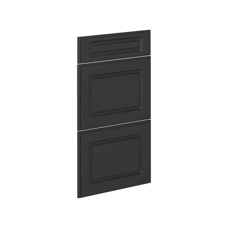 Časově Omezené Kuchyňská dvířka R-Line Antracitový venkovský dům 39.6 x 70.4 cm nábytková čela pro spodní skříňku se zásuvkami Vicco