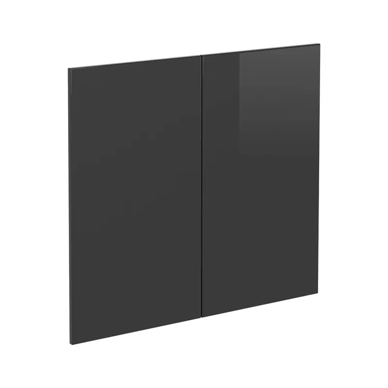 Kuchyňská dvířka R-Line Antracitový vysoký lesk 79.2 x 71.3 cm nábytková čela pro skříňku pod dřez Vicco Akce