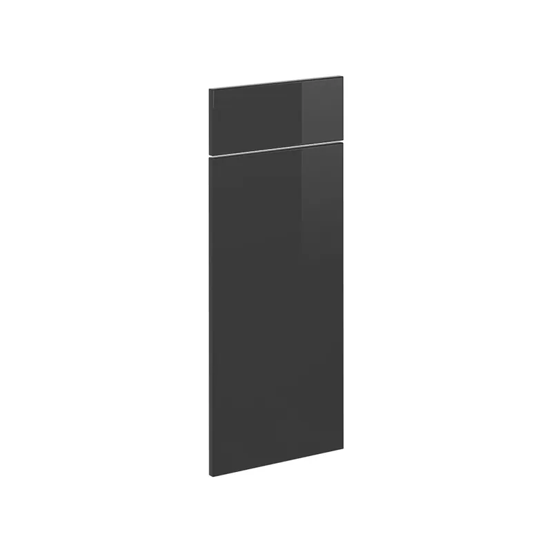 Kuchyňská dvířka R-Line Antracitový vysoký lesk 29.6 x 70.8 cm nábytková čela pro spodní skříňku se zásuvkami Vicco Omezená Nabídka